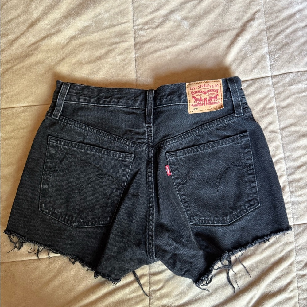 Levi's Women's Black Denim Shorts